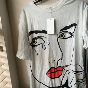 Shein Cry baby Tshirt dress